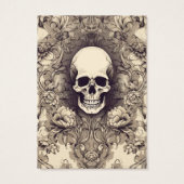 Gothic Gothic Skulls Flowers die Display Kaart ver (Achterkant)