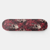 Gothic Gotische Schedel en Rozen Macabre Skateboar Persoonlijk Skateboard (Horizontaal)