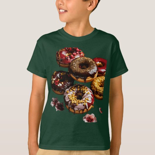 "Gothic Gourmet Donuts" ontworpen Kind T-shirt (Voorkant)
