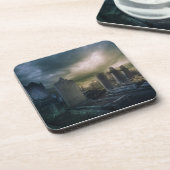 Gothic Graveyard Drink Onderzetter (Linkerzijde)