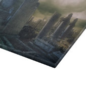 Gothic Graveyard Glass Cutting Board Snijplank (Hoek)