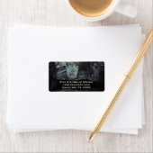 Gothic Graveyard RIP Gravestone Cemetery Address Etiket (Insitu)