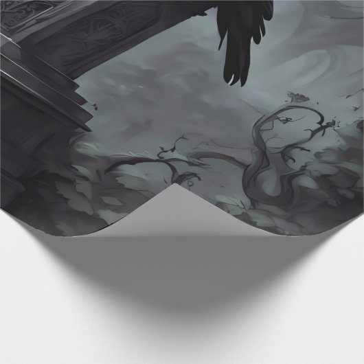 Gothic Graveyard thema Cadeaupapier (Hoek)