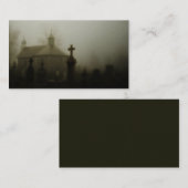 Gothic Graveyard Visitekaartje (Voorkant / Achterkant)