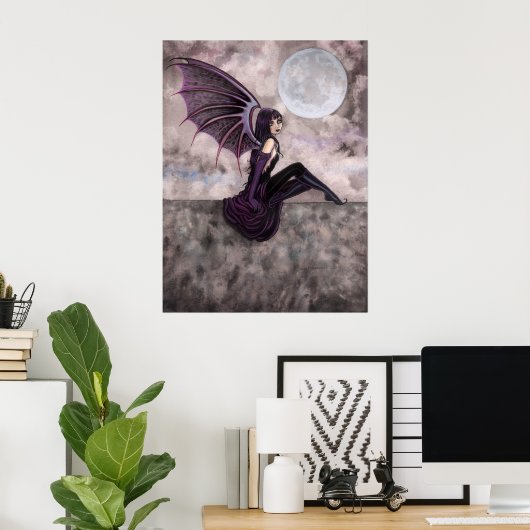 Gothic Gretta Vampire Poster (Thuiskantoor)