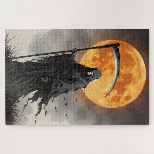 Gothic Grim Reaper Legpuzzel (Horizontaal)