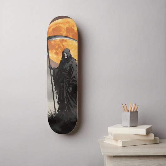 Gothic Grim Reaper Persoonlijk Skateboard (Muurkunst)