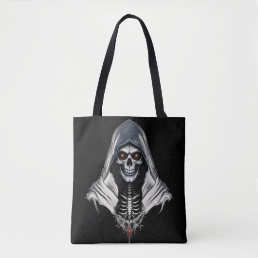 Gothic Grim Reaper Schouder Canvas tas (Voorkant)