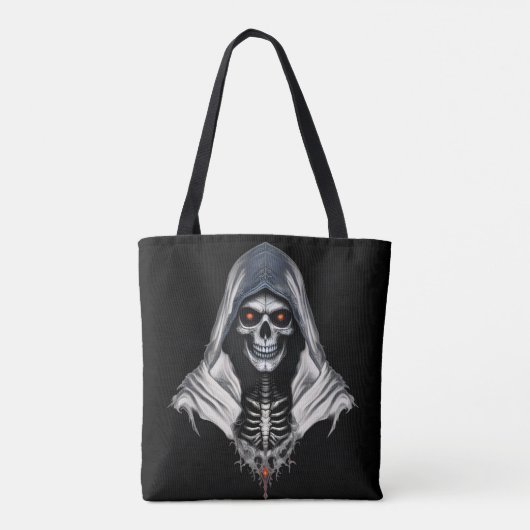 Gothic Grim Reaper Schouder Canvas tas (Achterkant)