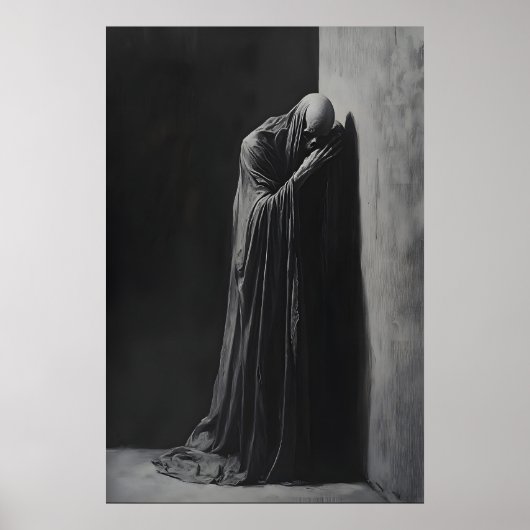 Gothic Grim Reaper Wall Art Dark Academia Poster (Voorkant)
