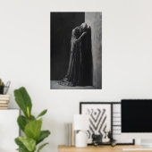 Gothic Grim Reaper Wall Art Dark Academia Poster (Thuiskantoor)