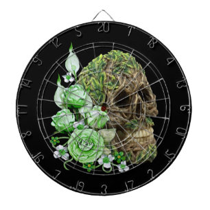 Gothic Groene Floral Dartbord