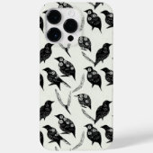 Gothic Grunge Black Raven iPhone / iPad hoesje (Achterkant)