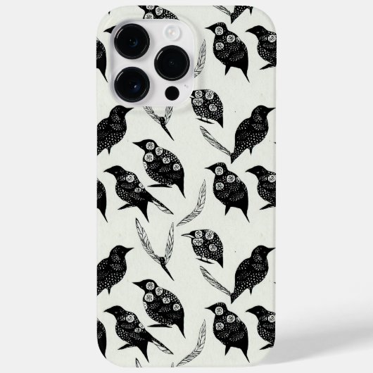 Gothic Grunge Black Raven iPhone / iPad hoesje (Achterkant)