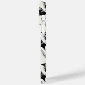 Gothic Grunge Black Raven iPhone / iPad hoesje (Achterkant / Links)