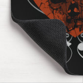 Gothic Grunge Broken Heart Skull Muismat (Hoek)