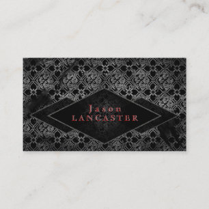 gothic Grunge Business Card-sjabloon Visitekaartje