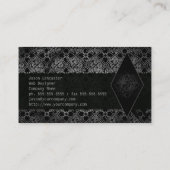  gothic Grunge Business Card-sjabloon Visitekaartje (Achterkant)