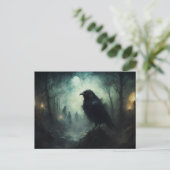 Gothic Grunge Crows Briefkaart (Staand voorkant)