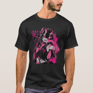 Gothic Grunge Demon Anime Girl Waifu Horror Alt Ae T-shirt