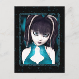 Gothic Grunge Doll Briefkaart