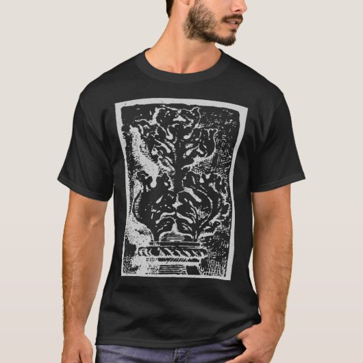 Gothic Grunge Emo Punk illustratieontwerp T-shirt (Voorkant)