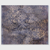 Gothic Grunge Indigo  Cadeaupapier (Vlak)