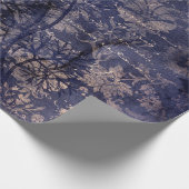 Gothic Grunge Indigo  Cadeaupapier (Hoek)
