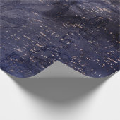 Gothic Grunge Indigo  Cadeaupapier (Hoek)