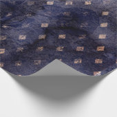 Gothic Grunge Indigo Cadeaupapier (Hoek)