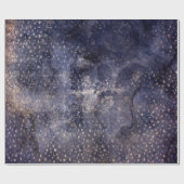 Gothic Grunge Indigo  Cadeaupapier (Vlak)