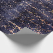 Gothic Grunge Indigo  Cadeaupapier (Hoek)