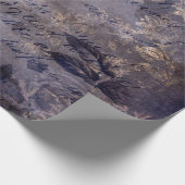 Gothic Grunge Indigo Cadeaupapier (Hoek)