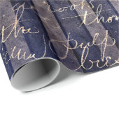 Gothic Grunge Indigo  Cadeaupapier (Rol Hoek)