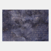 Gothic Grunge Indigo  Inpakpapier Vel (Voorkant 3)