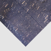 Gothic Grunge Indigo  Tissuepapier (Detail)