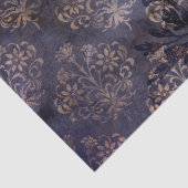 Gothic Grunge Indigo  Tissuepapier (Detail)