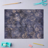 Gothic Grunge Indigo Tissuepapier (Craft)