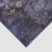 Gothic Grunge Indigo  Tissuepapier (Detail)