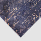 Gothic Grunge Indigo  Tissuepapier (Detail)