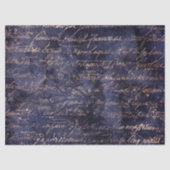 Gothic Grunge Indigo  Tissuepapier (Voorkant)