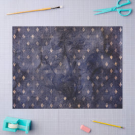 Gothic Grunge Indigo  Tissuepapier