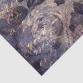 Gothic Grunge Indigo  Tissuepapier (Detail)