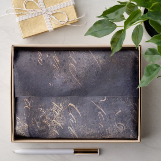 Gothic Grunge Indigo  Tissuepapier (Geschenk)