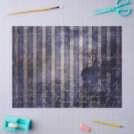 Gothic Grunge Indigo Tissuepapier