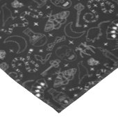 Gothic Grunge Zwart-wit Patterned Tafelkleed (Gekanteld)