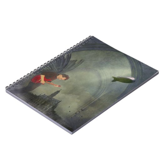 Gothic Guitar-laptop Notitieboek (Linkerzijde)