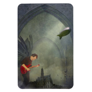 Gothic Guitar Magnet Magneet