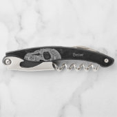 Gothic Half Skull Cool Black and White Grunge Kurkentrekker (Voorkant)