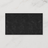 Gothic Half Skull Cool Black And White Grunge Plaatskaartje (Achterkant)